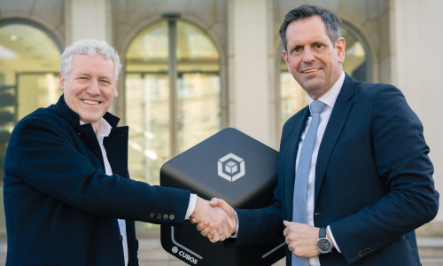 Marc Wille von Cubos (li.) und Olaf Lies.