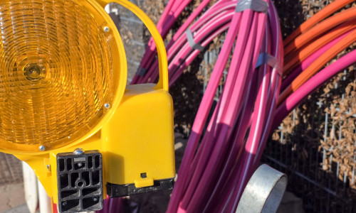 Der Glasfaser-Ausbau sorgt für eine Einbahnstraßenregelung.