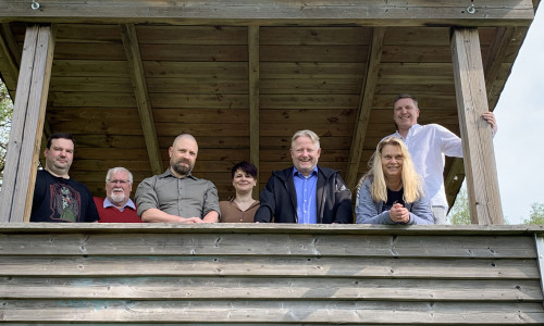 Zweiter von links im Kreise des Vorstandes des CDU-OV Wabe-Schunter: Jürgen Wendt.