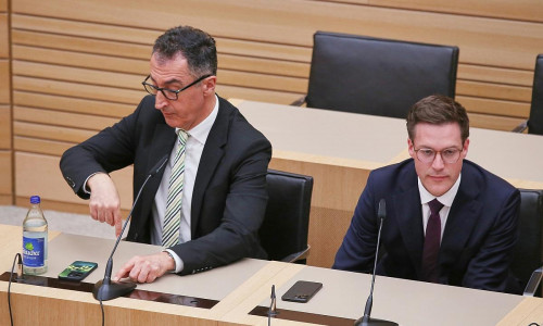 Cem Özdemir und Manuel Hagel am 08.03.2026