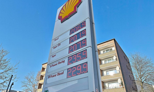 Shell-Tankstelle am 04.03.2026