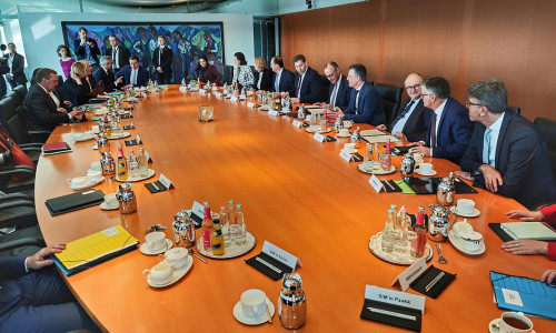 Merz bei Kabinettssitzung am 04.03.2026