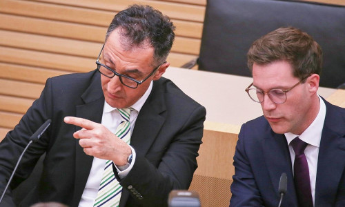 Cem Özdemir und Manuel Hagel am 08.03.2026