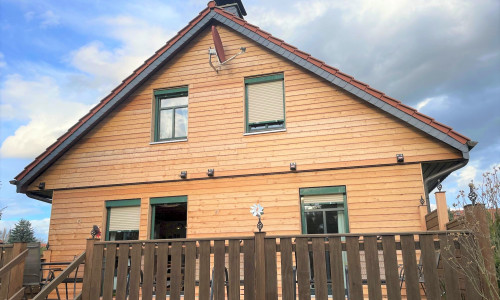 Ein Haus aus dem Landkreis Wolfenbüttel nach erfolgter Renovierung der Gebäudehülle aus dem Förderprogramm des Landkreises.