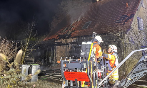 Die Feuerwehr war in der Nacht zu Mittwoch gefordert.