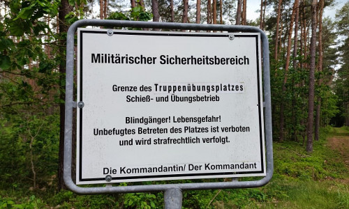 Militärischer Sicherheitsbereich (Archiv)