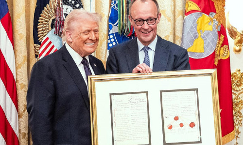 Donald Trump und Friedrich Merz am 03.03.2026