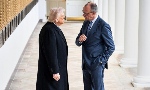 Donald Trump und Friedrich Merz am 03.03.2026