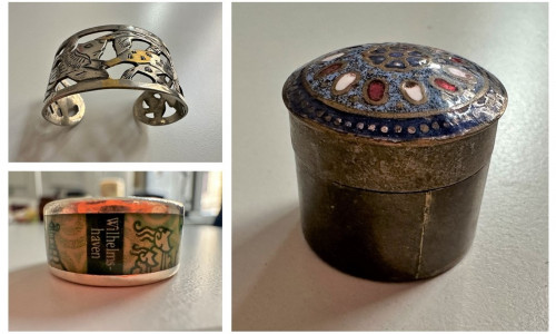 Einige der gefundenen Gegenstände.