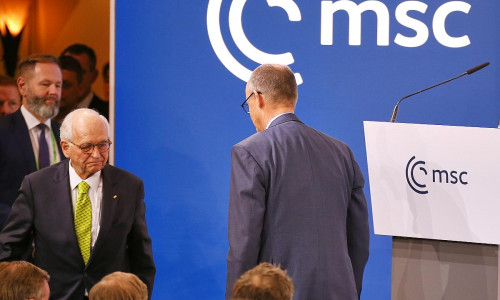 Wolfgang Ischinger und Friedrich Merz (Archiv)