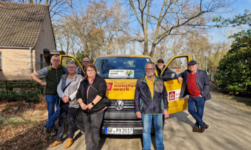 Das Fahrer-Team vom Friedhofsmobil geht bald wieder regelmäßig auf Tour.
