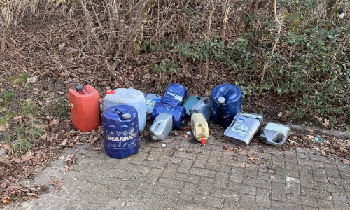 aufgefundenes Altöl (Archiv)