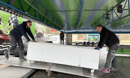 Derzeit wird noch fleißig gearbeitet.