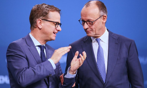 Carsten Linnemann und Friedrich Merz (Archiv)
