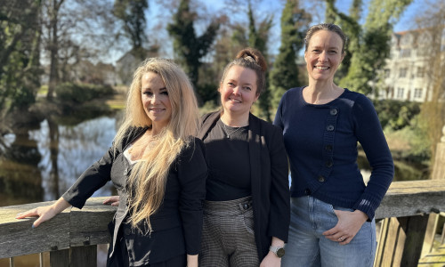 Ansprechpartnerinnen im Bildungsbüro des Landkreises Gifhorn sind (von links) Nadine Schulz, Stephanie Jankowski und Carmen Zien. 