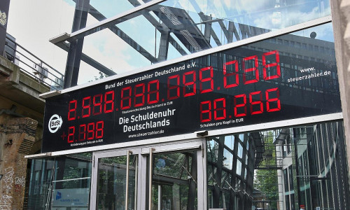 Schuldenuhr (Archiv)