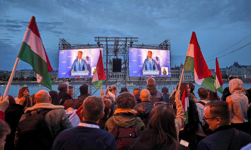 Péter Magyar am 12.04.2026