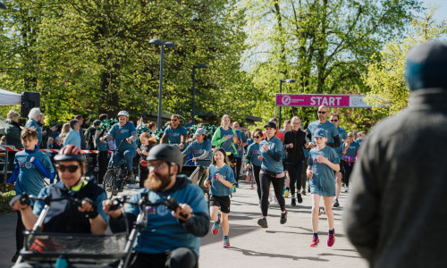 Mehr Menschen als jemals zuvor haben in diesem Jahr am inklusiven Spendenlauf teilgenommen.