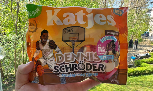 Die neue Dennis Schröder Edition von Katjes.