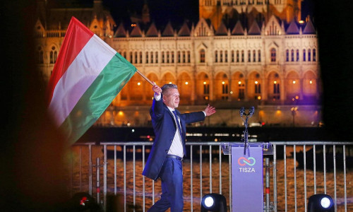 Péter Magyar am 12.04.2026