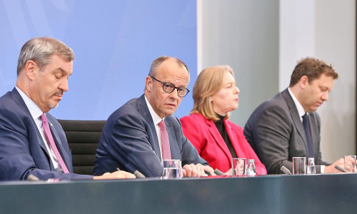 Pressekonferenz nach Koalitionsausschuss am 13.04.2026