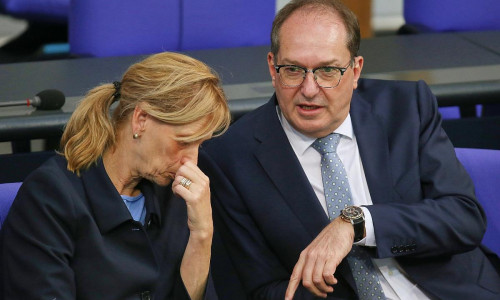 Karin Prien und Alexander Dobrindt (Archiv)