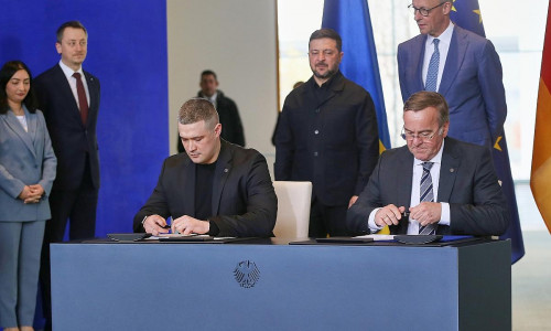 Unterzeichnung von deutsch-ukrainischem Absichtsabkommen am 14.04.2026