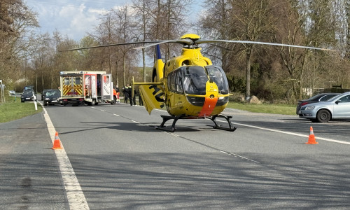 Auf der K40 kam es zu einem schweren Unfall.