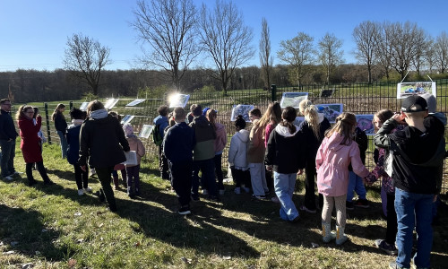 Zahlreiche Kinder nahmen an der Beteiligungsaktion teil.
