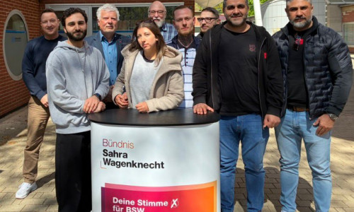 Die aufgestellten Kandidaten sowie Vertreter des Kreisverbandsvorstandes.   