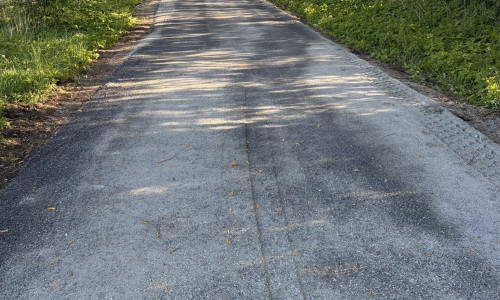 Die Spuren auf dem frisch sanierten Okerwanderweg sind nicht zu übersehen. Die Stadtverwaltung appelliert eindringlich, die Sperrung zu beachten, damit die Freigabe Ende Mai wie geplant erfolgen kann. 