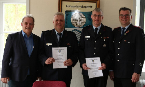 Yves Nagel, Jürgen Buchholz, Jens Bultmeyer, Nico Sparkuhl. (Archiv)