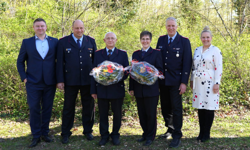 Nils Neuhäuser, Carsten Schmidt, Frank Kotzott, Mareike Herold, Ulf Semmler und Christina Fritz (v. li.).