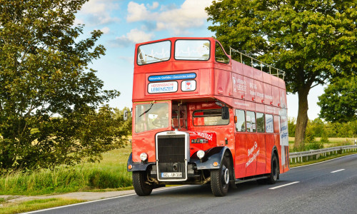 Der Info-Doppeldecker-Bus macht auch Station in Goslar.