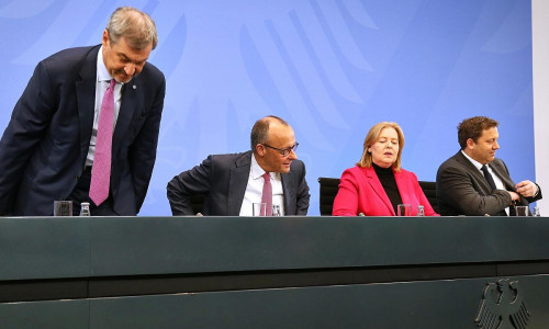 Pressekonferenz nach Koalitionsausschuss am 13.04.2026