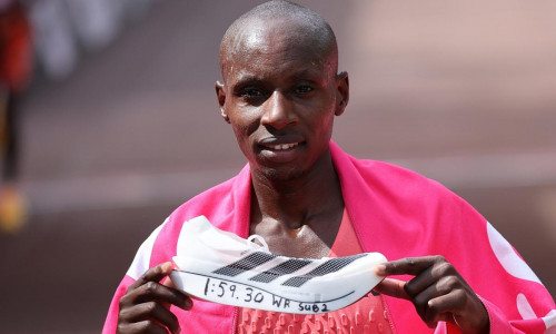 Sabastian Sawe beim London-Marathon am 26.04.2026