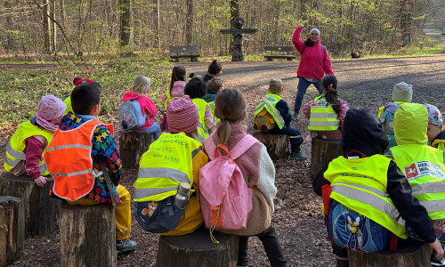 Auf dem Löwenpfad mit Ricarda.