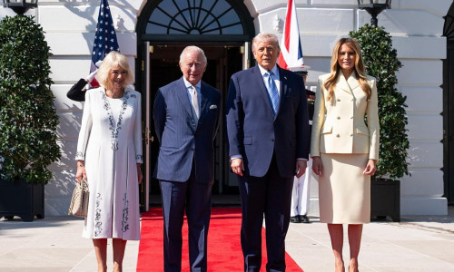 Besuch des britischen Königspaares in den USA am 27.04.2026