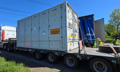 gestoppter Schwertransport (Archiv)