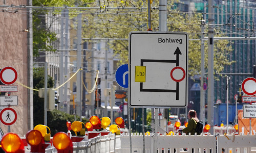 Über den Hagenmarkt geht es seit geraumer Zeit nur auf Umwegen.