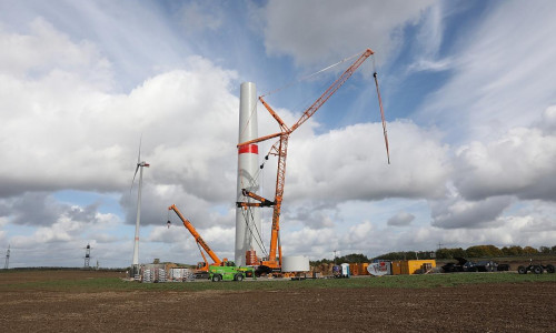 Windrad-Bau (Archiv)