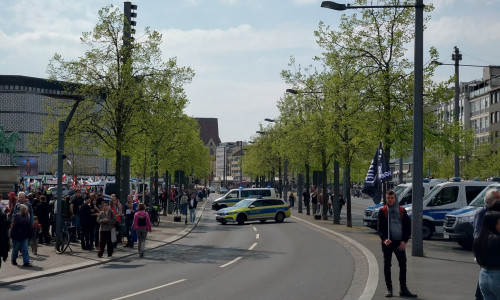 In der Braunschweiger Innenstadt kommt es am heutigen Samstag zu Versammlungen