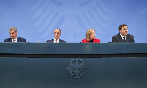 Pressekonferenz nach Koalitionsausschuss am 13.04.2026