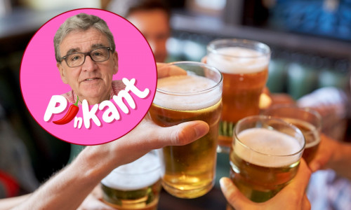 Haben sich einiges zu erzählen: Thomas Pink und seine Stammtischbrüder.