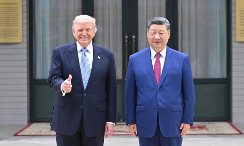 Donald Trump und Xi Jinping am 15.05.2026 in Peking