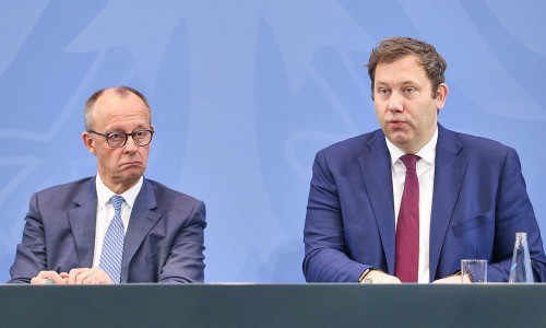 Friedrich Merz und Lars Klingbeil (Archiv)