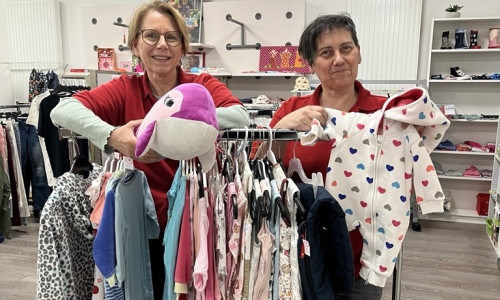 Das Team der Babytasche Dorothea Bosse und Stefanie Nörenberg.