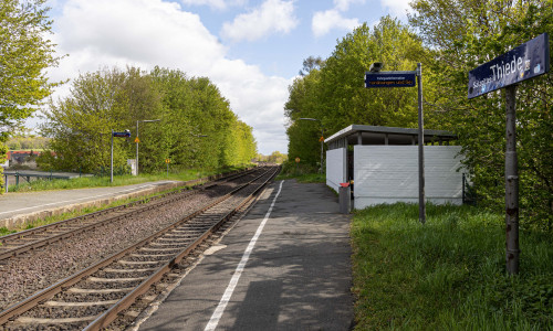 Der Bahnhalt in Salzgitter-Thiede soll durch einen Neubau ersetzt werden (Archivbild).