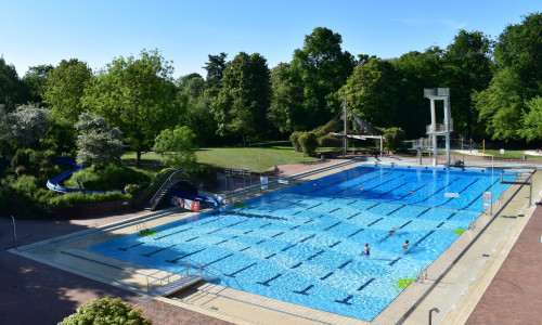 Das Freibad im Bürgerpark