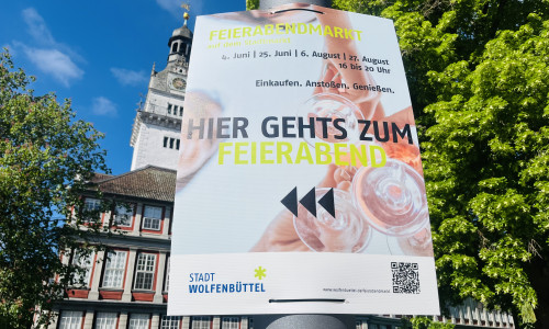 Nächste Woche findet wieder der Feierabendmarkt statt. 
